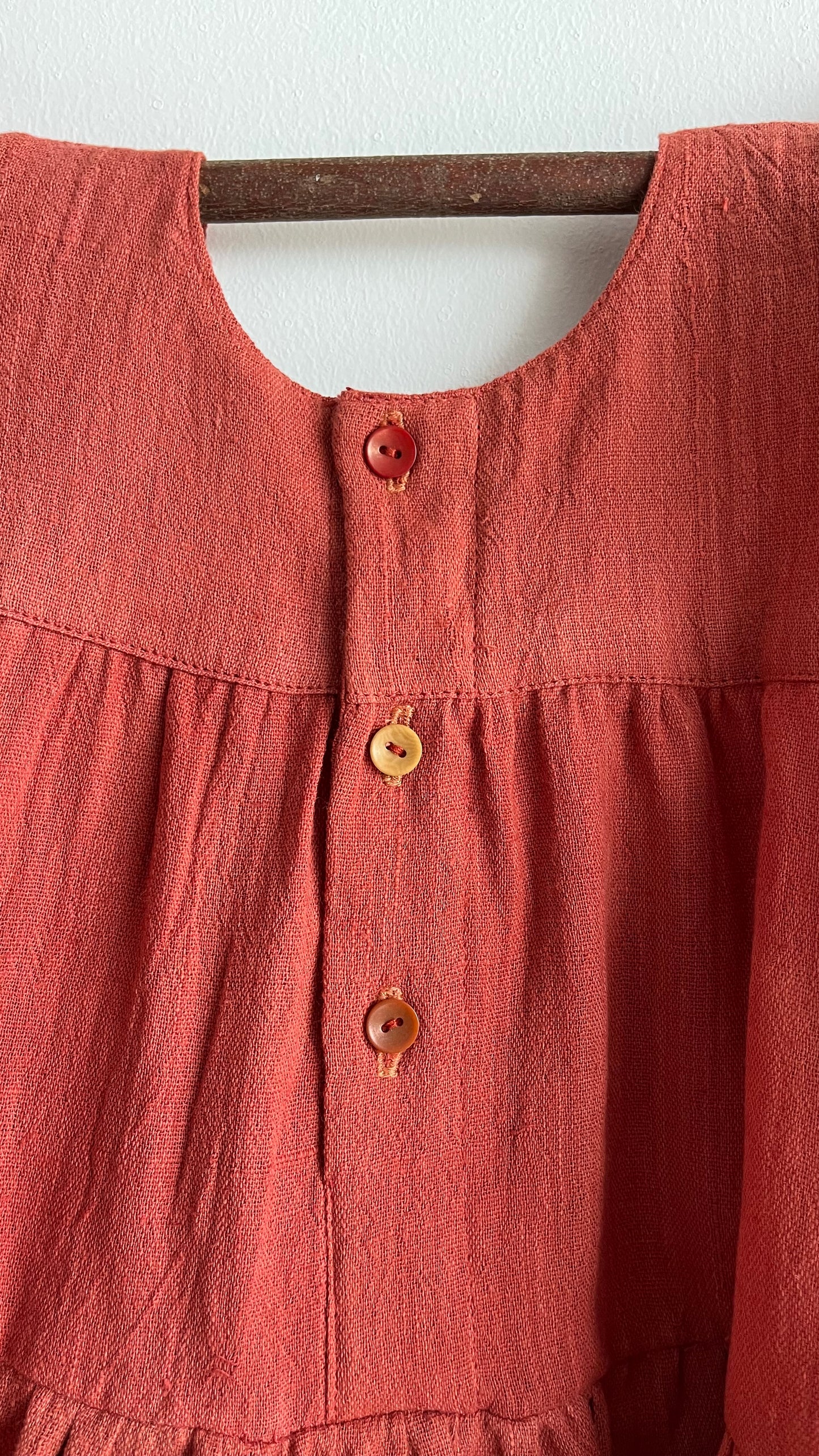 Dual-tone madder tier frock