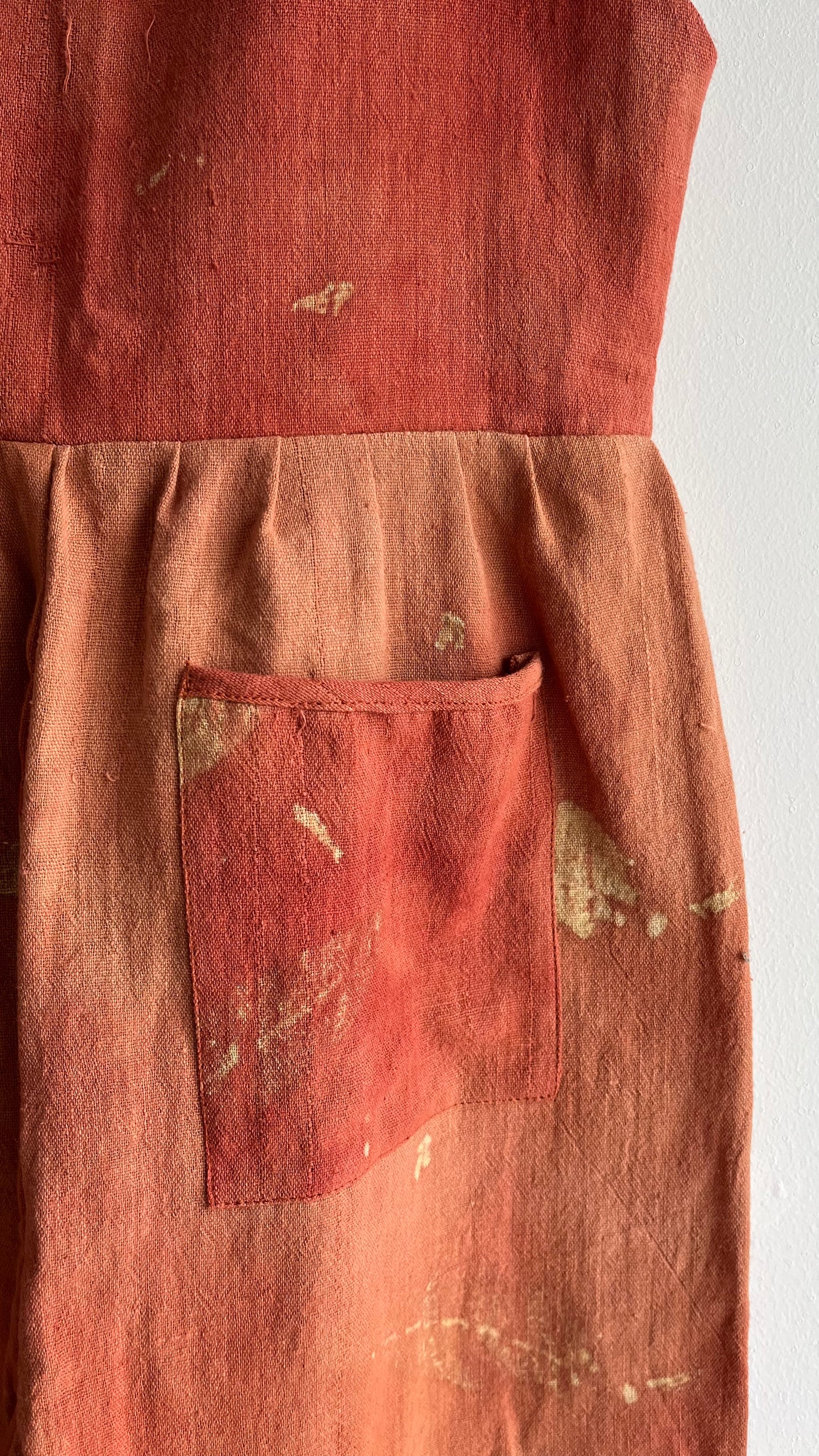 Red tie-up rompers