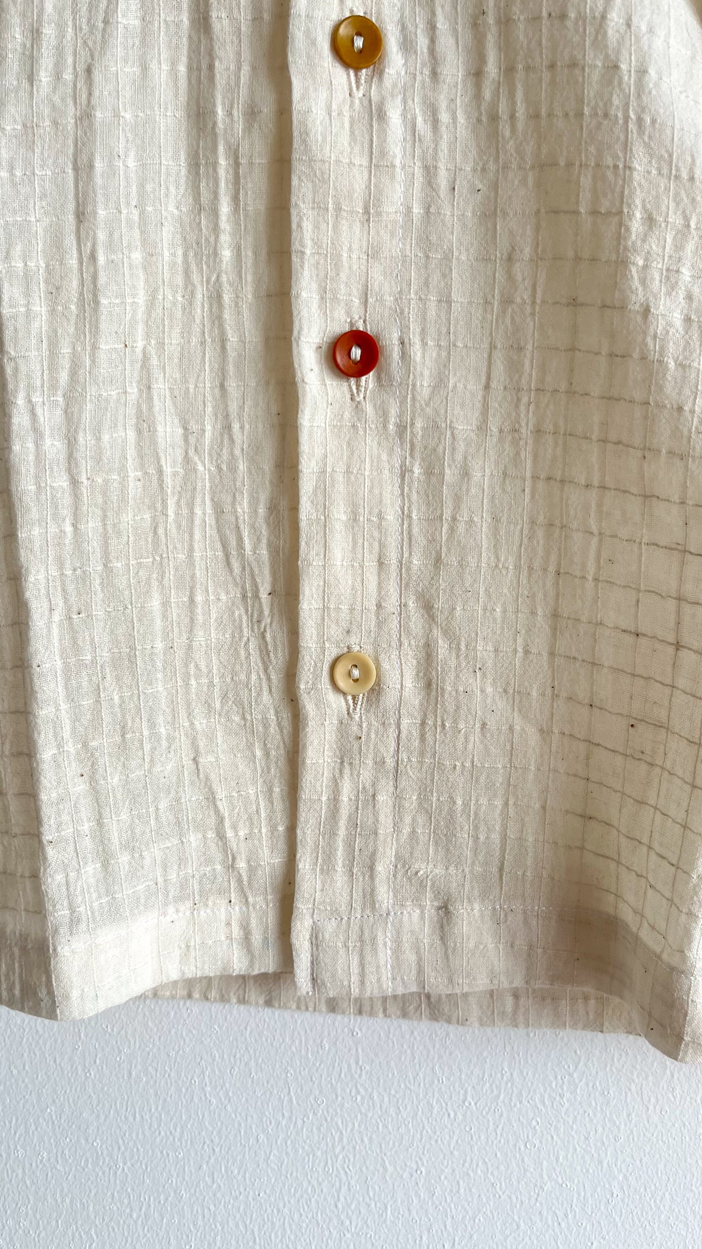 Milk White - Mandarin Collared Shirt