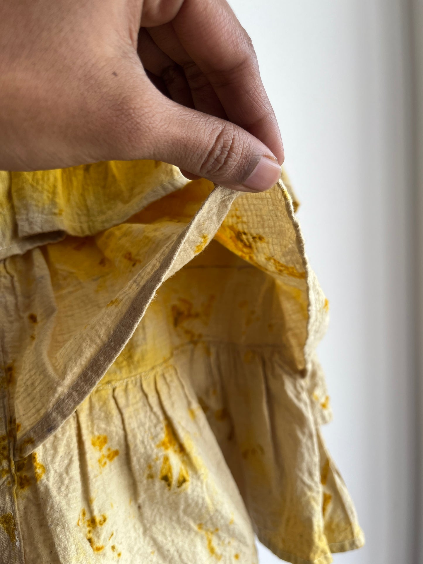 marigold ruffle frock