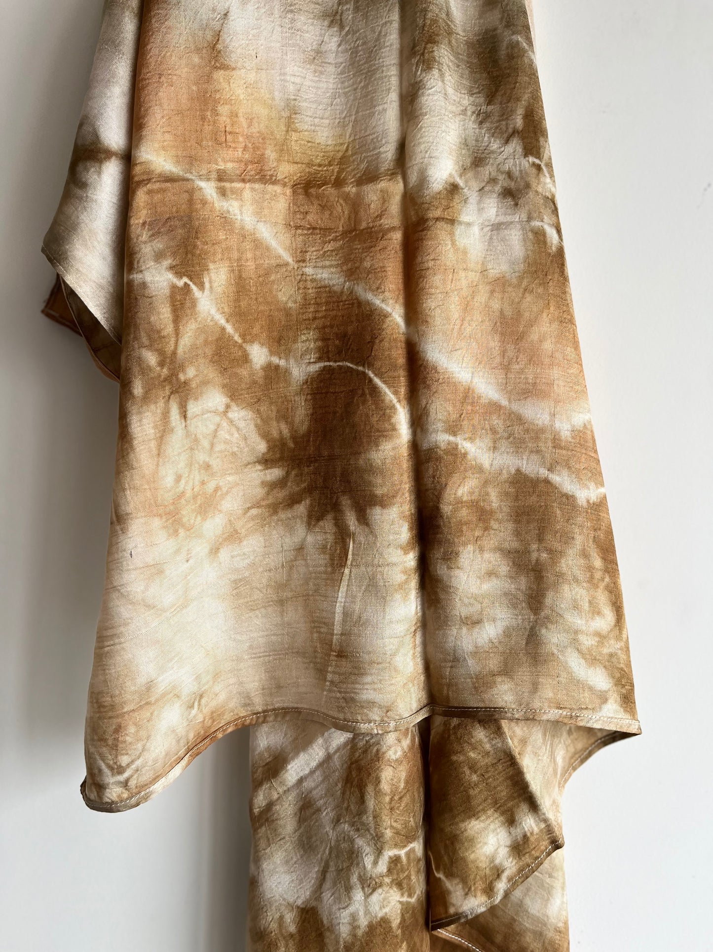onion skins silk scarf