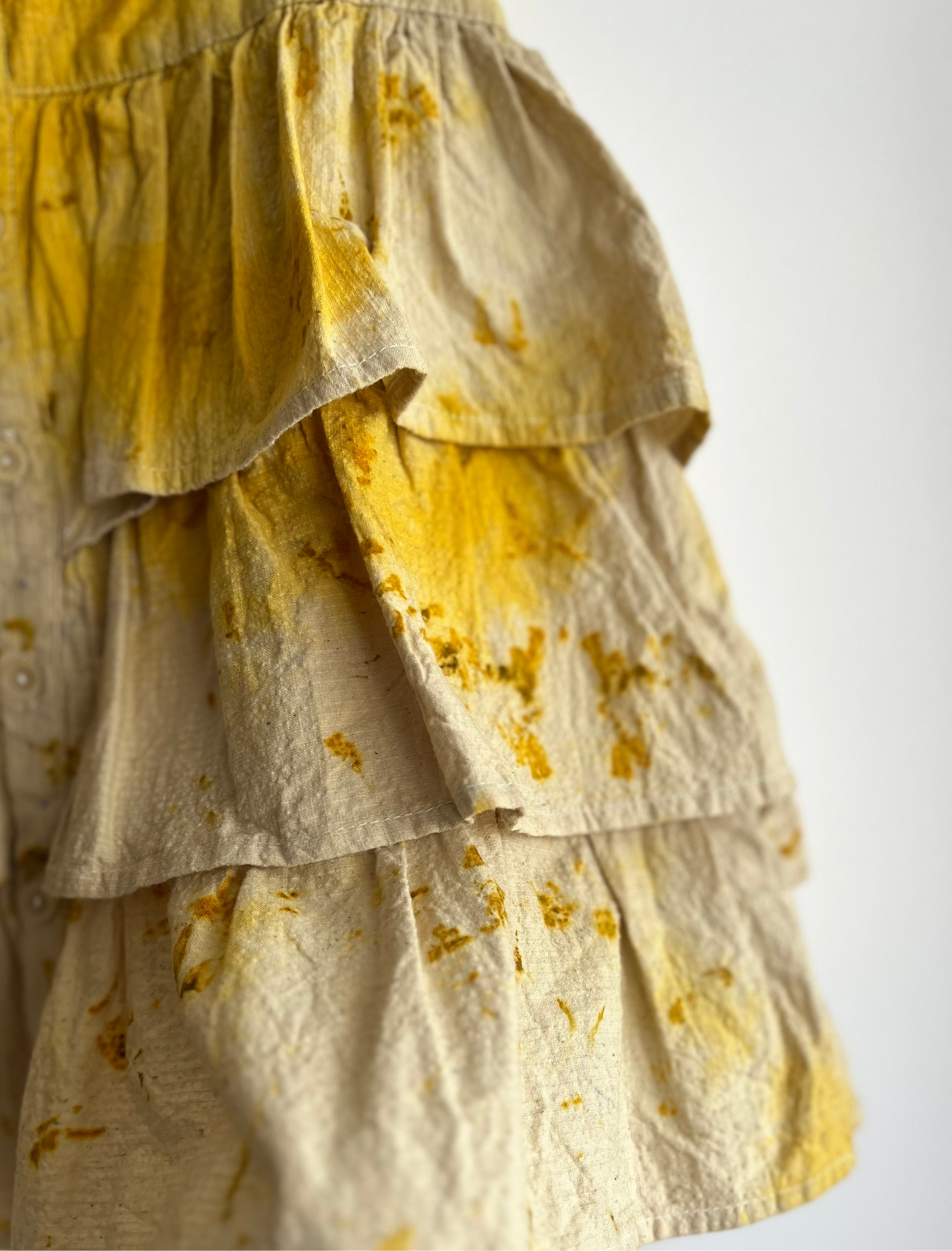 marigold ruffle frock