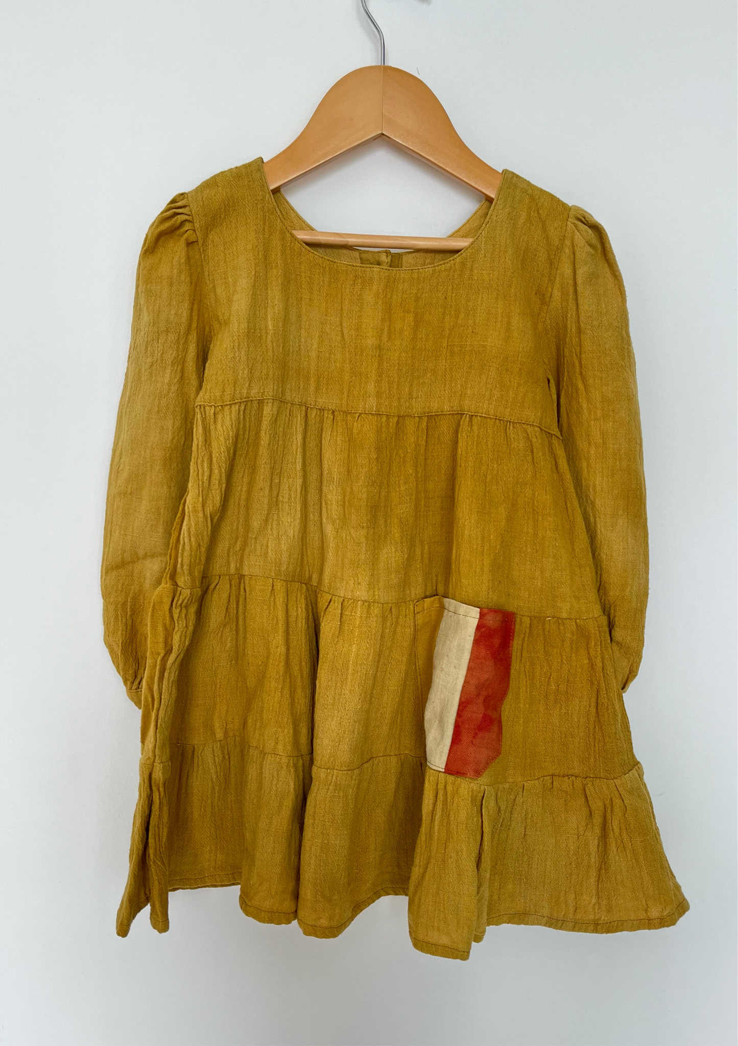 Marigold tier patch pocket frock