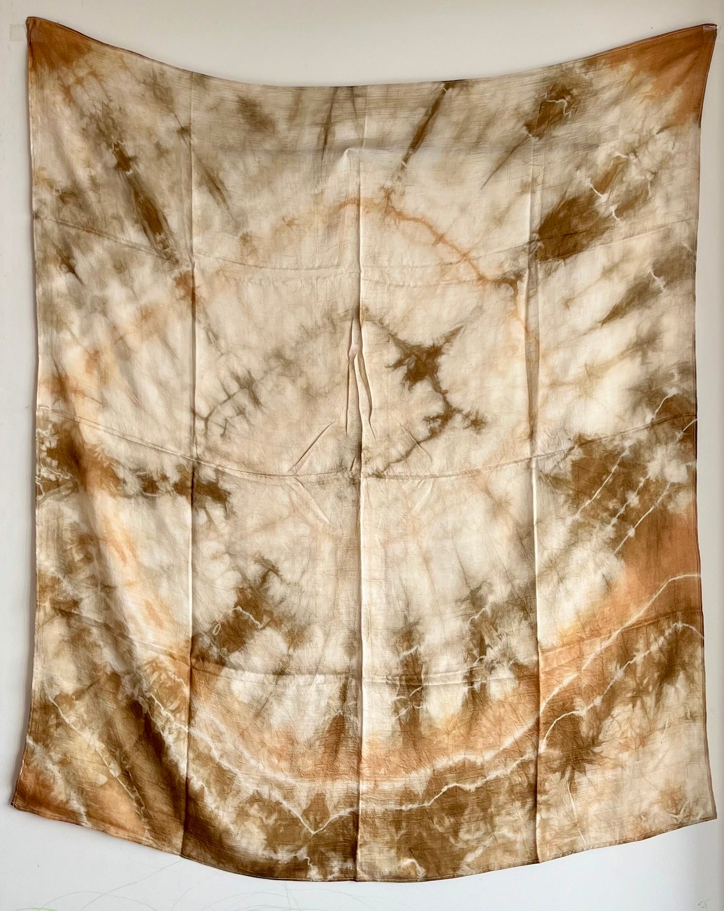 onion skins silk scarf