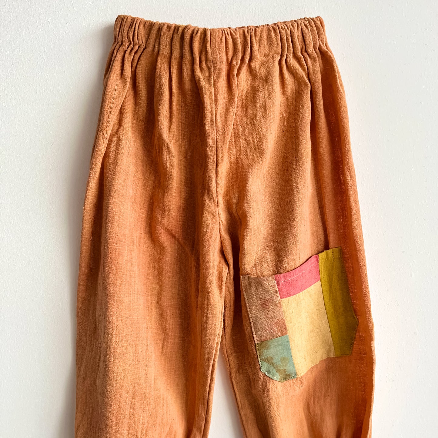 Peach Patch Pocket Trousers