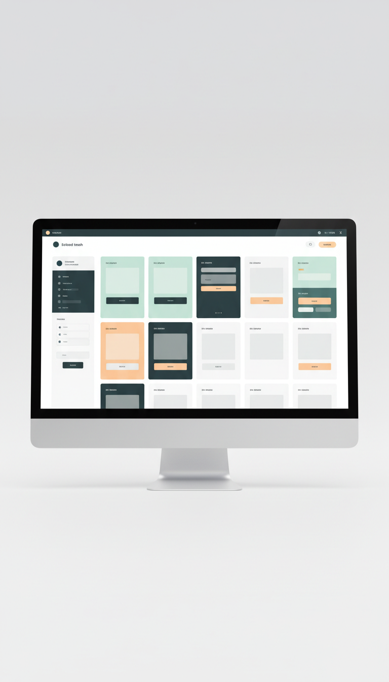 Interactive prototype for desktop monitor