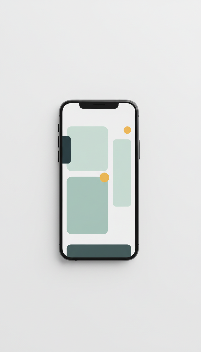 Mobile app prototype for smartphone