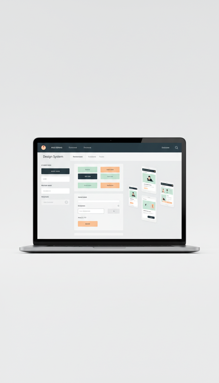 Design system style guide for laptop